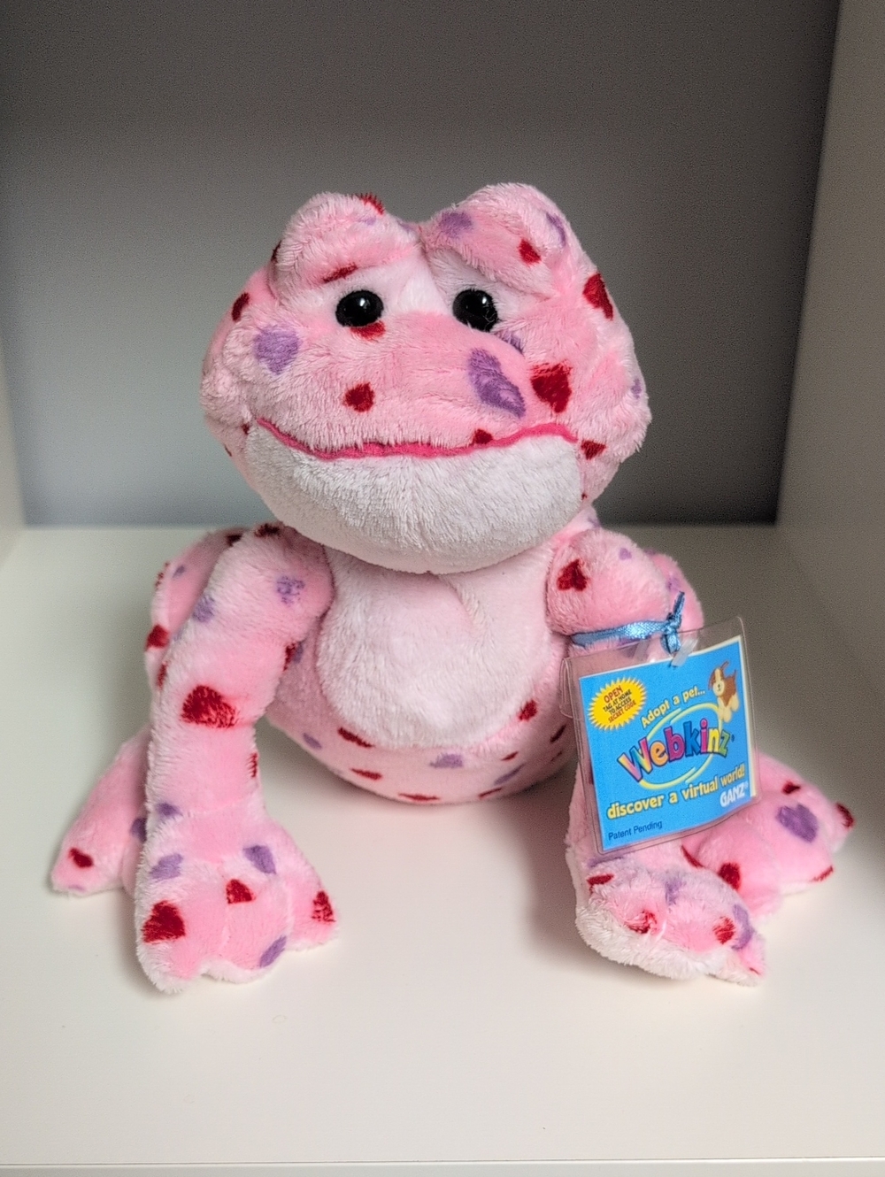 ❤️NWT❤️ Webkinz Love Frog New With Sealed Code GANZ Y2K Collectible Plush